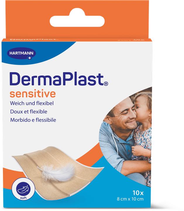 Produktbild DermaPlast Sensitive hautfarbig (10 x)