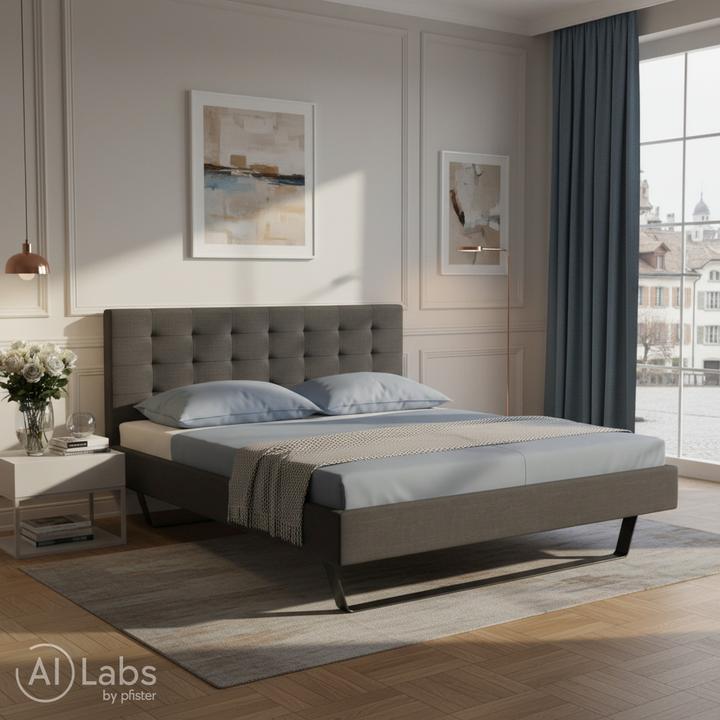 Produktbild Modular Bett Taviano anthrazit 180 (180 x 200 cm)