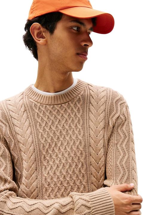 Produktbild Tommy Jeans Tjm Slm Badge Cable Knit Sweater (M)