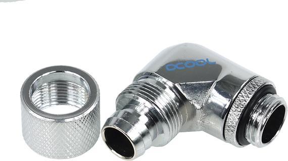 Actual product image Alphacool HF 13/10 Screw-on sleeve 90° rotatable