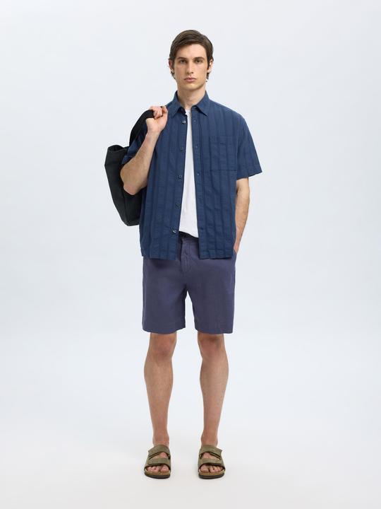 Image du produit Selected Loose Fit Shorts aus Leinengemisch (M)