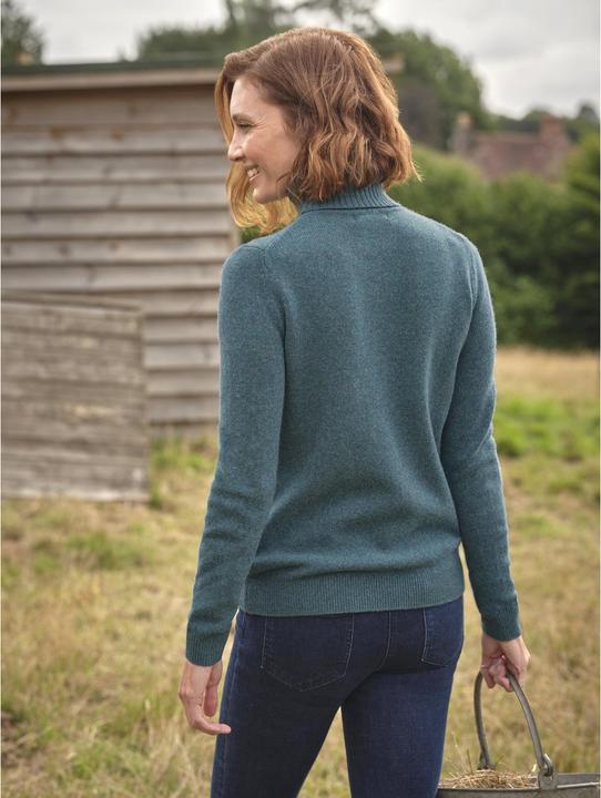 Produktbild Woolovers Lambswool Polo Neck Pullover (XL)