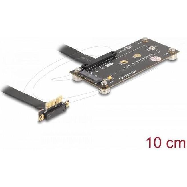 Delock Adapter PCIe 3.0 x1 Stecker 90° gewinkelt zu M.2 Key, Interne Kabel (PC)