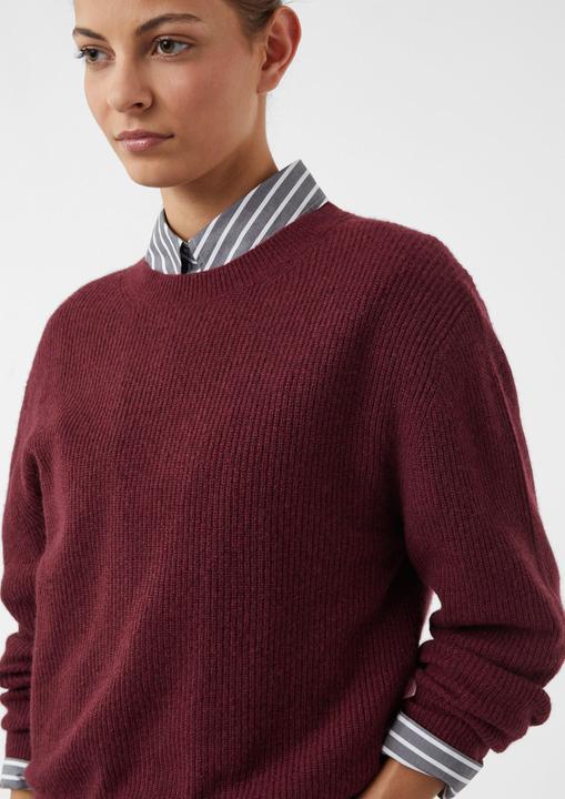 Produktbild Comma Strickpullover Strickpullover aus Wollmix (34)