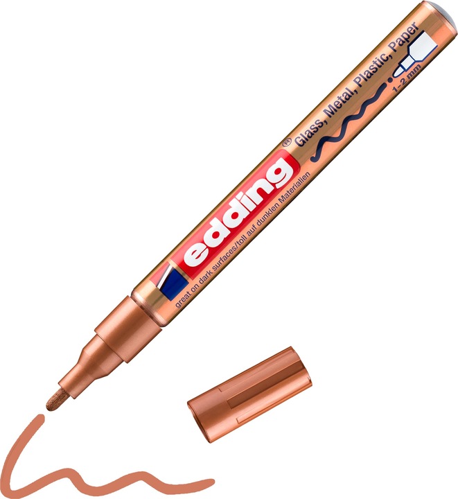Produktbild Edding 751 Glanzlack-Marker (Gelb, 1 mm, 1 x)