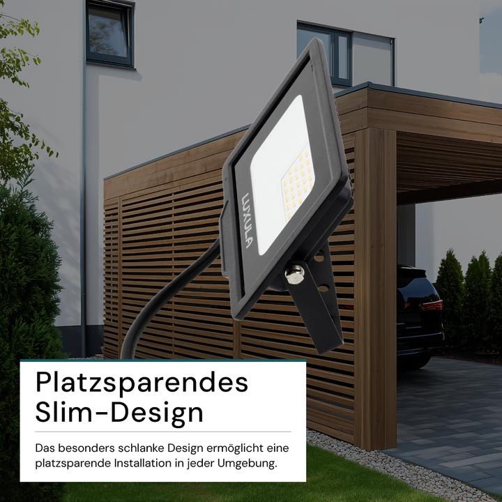 Actual product image Luxula LED floodlight (2000 lm, IP65)