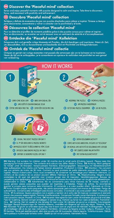 Produktbild Puzzle Pieceful Mind Peaceful (54 Teile)