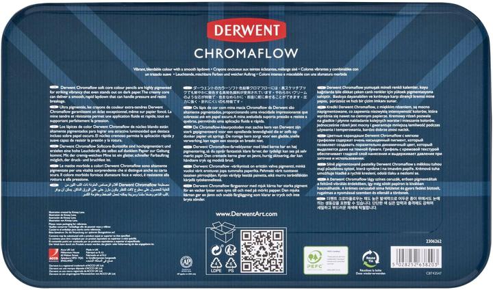Actual product image Derwent Coloured pencils Chromaflow Professional 100 pieces (3.50 mm, 100 x)