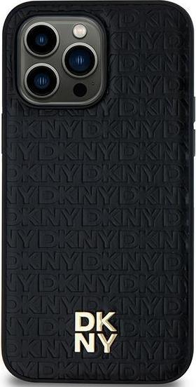 Produktbild DKNY DKHMSPSHRPSK S921 czarny/black hardcase Leather Pattern Metal Logo MagSafe (Samsung Galaxy S24)