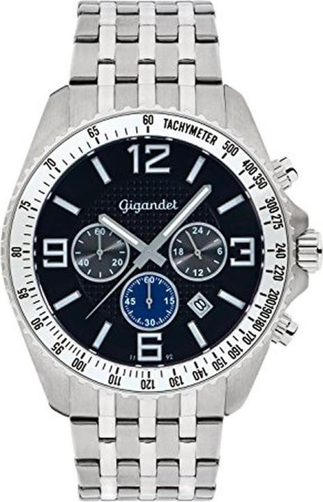Gigandet Analogue chronographe japonais à tachymètre et étanche 100 m (Chronographe)