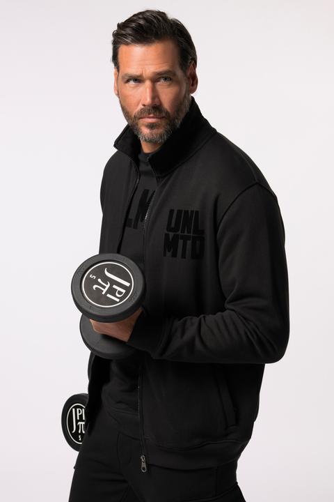 Immagine prodotto Jay-Pi Giacca di felpa per il fitness con collo alto, disponibile fino alla tg. 7XL (L)