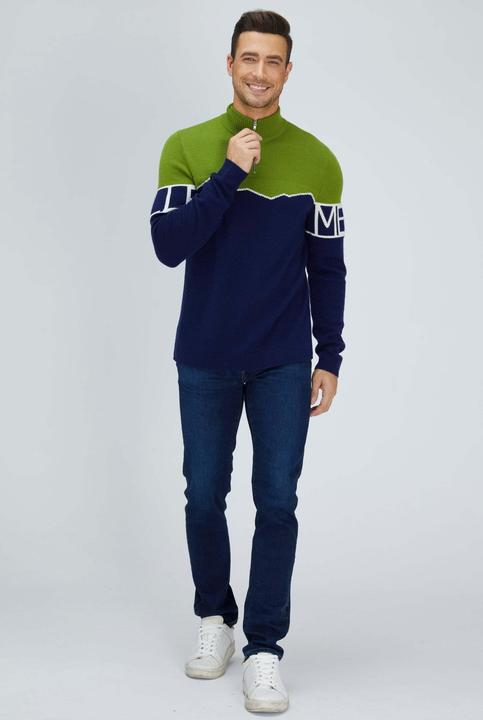 Produktbild Bellemere Pullover Merino Super Fine Mountain Print Sweater (M)