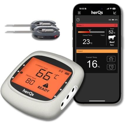 Produktbild Herqs HERQS001 EasyBBQ Steak- u. Fleisch-Thermometer