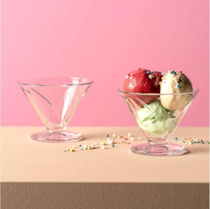 Immagine prodotto Leonardo Schale Cono 4 Stück, Transparent (12 cm, 0.27 l, 4 x)