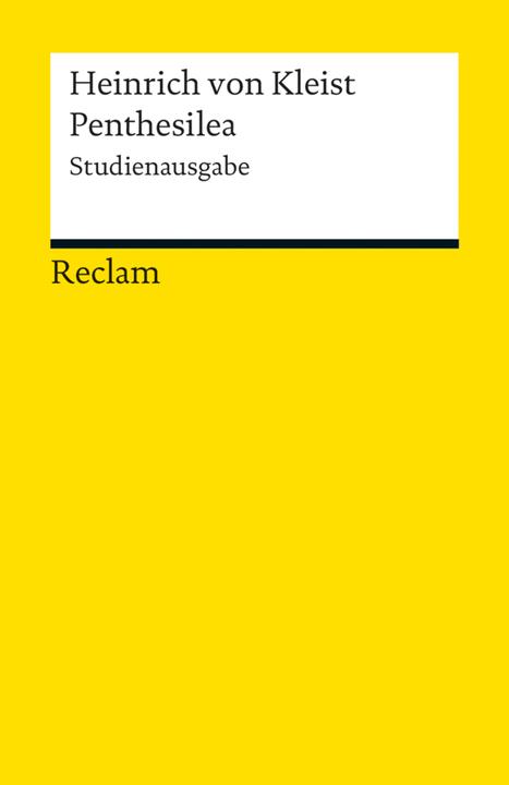 Produktbild Penthesilea. Ein Trauerspiel (Deutsch, Heinrich von Kleist, 2012)