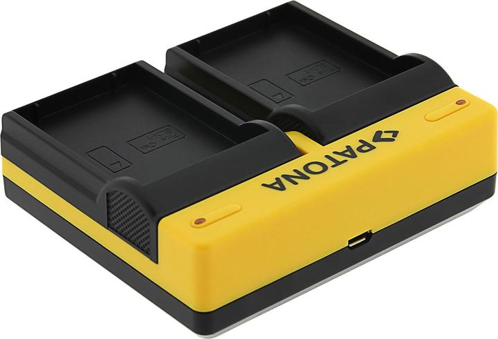 Immagine prodotto Patona Caricabatterie doppio per Olympus OM-1 BLX-1 (Caricabatterie per fotocamere)