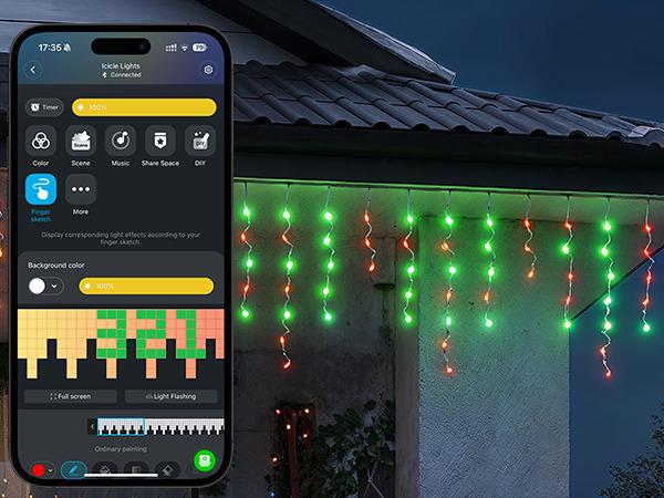 Produktbild Govee Icicle (RGBIC, 1000 cm, Indoor)