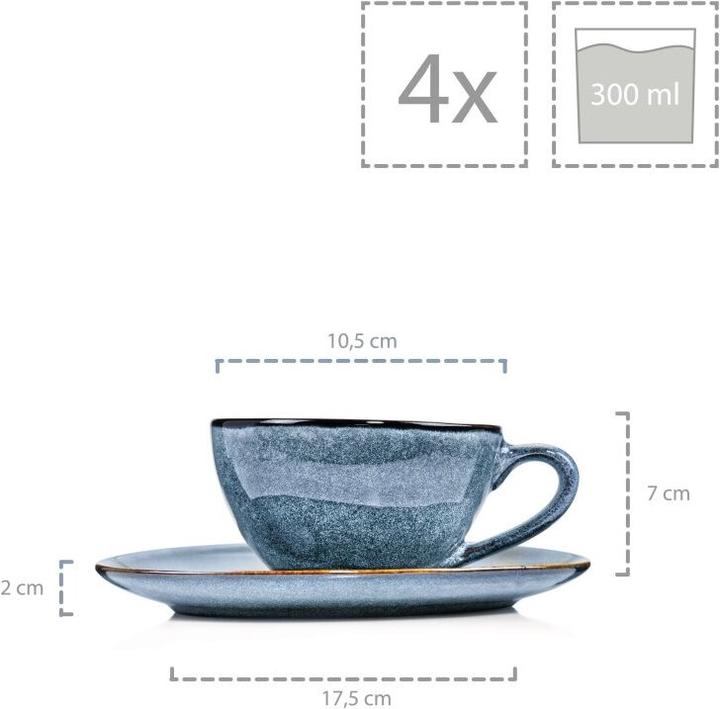 Produktbild Sänger Geschirr Darwin (300 ml, 8 x)