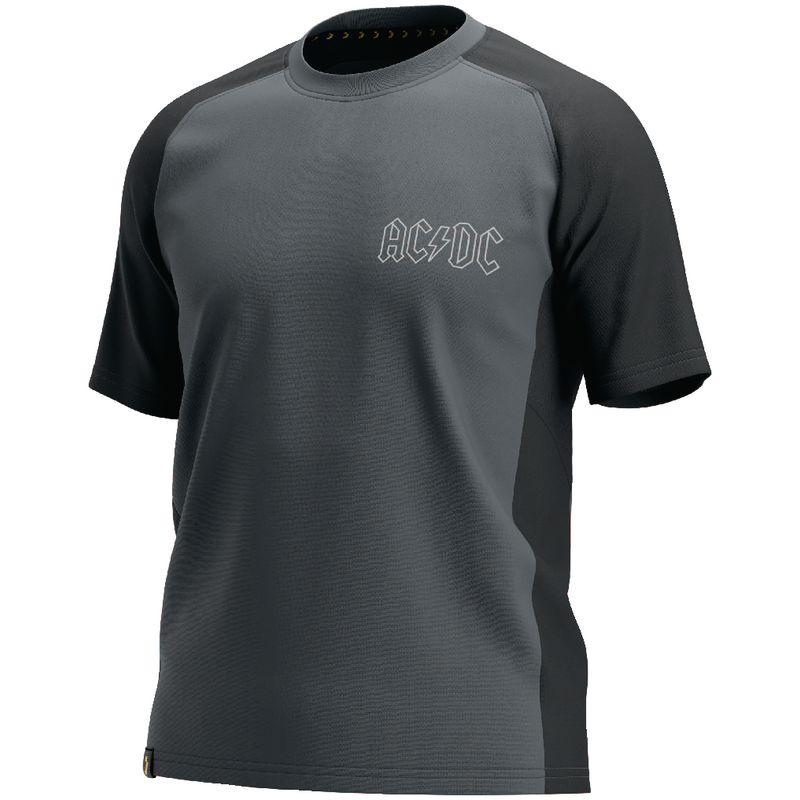 Safety Jogger, Herren, Shirt, AC/DC T-Shirt, Schwarz, Weiss, Grau, (L)