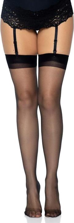 Produktbild Leg Avenue Straps-Strümpfe mit Naht (One Size)