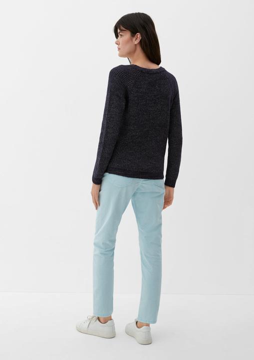 Produktbild s.Oliver Strickpullover Strickpullover mit V-Ausschnitt (40)