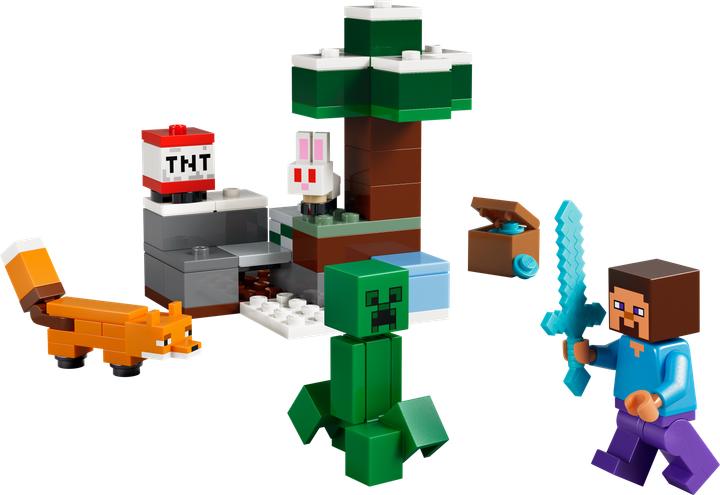 Image du produit LEGO Steves Abenteuer in der Taiga (21583, LEGO Minecraft)