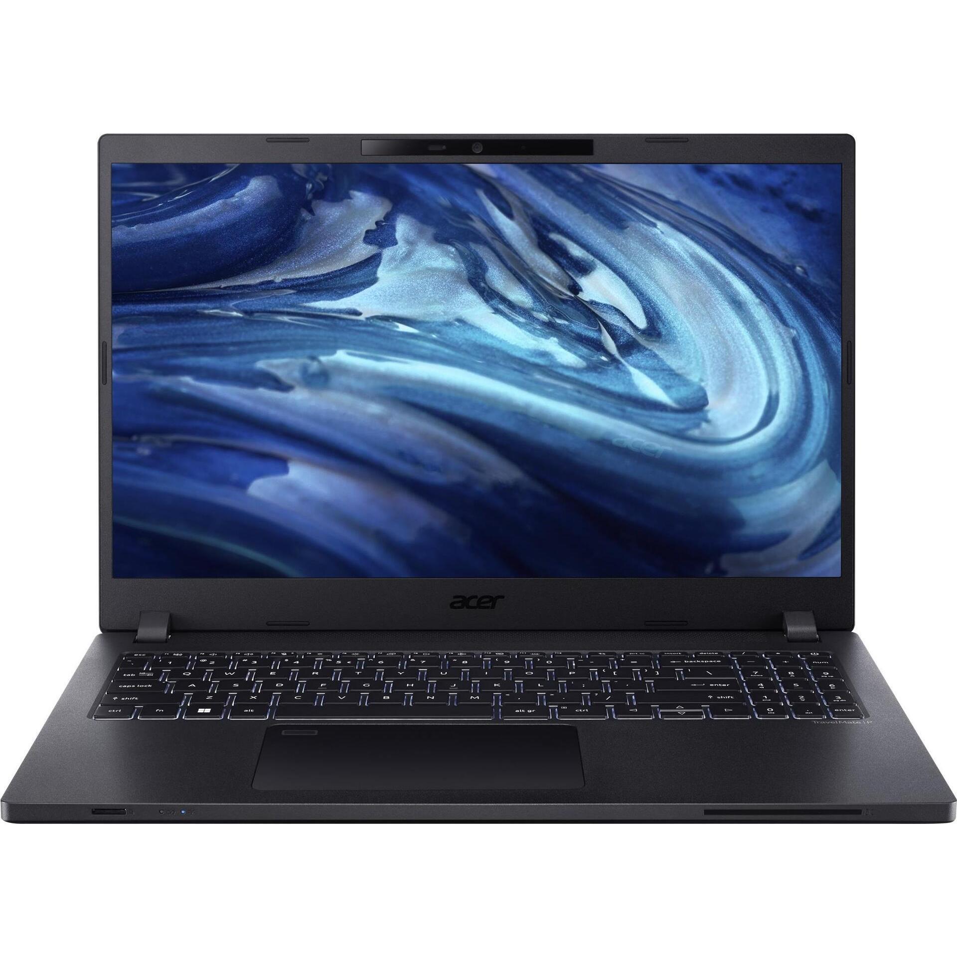 Acer Travelmate P2 (15.60", 512 GB, 8 GB, DE, Intel Core i5-1235U), Notebook, Schwarz