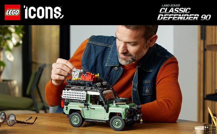 Image du produit LEGO Icons Klassischer Land Rover Defender 90 10317 (10317, LEGO Icons, LEGO difficiles à trouver)