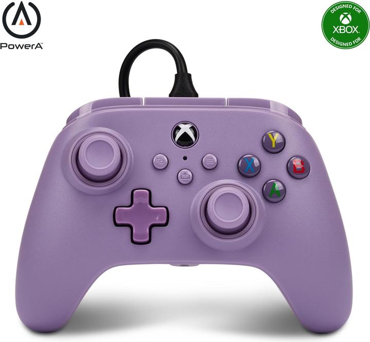 Actual product image PowerA Nano Enhanced Wired Controller for Xbox Series X|S - Lilac - Microsoft Xbox Series S (Xbox Series S, PC, Xbox Series X)