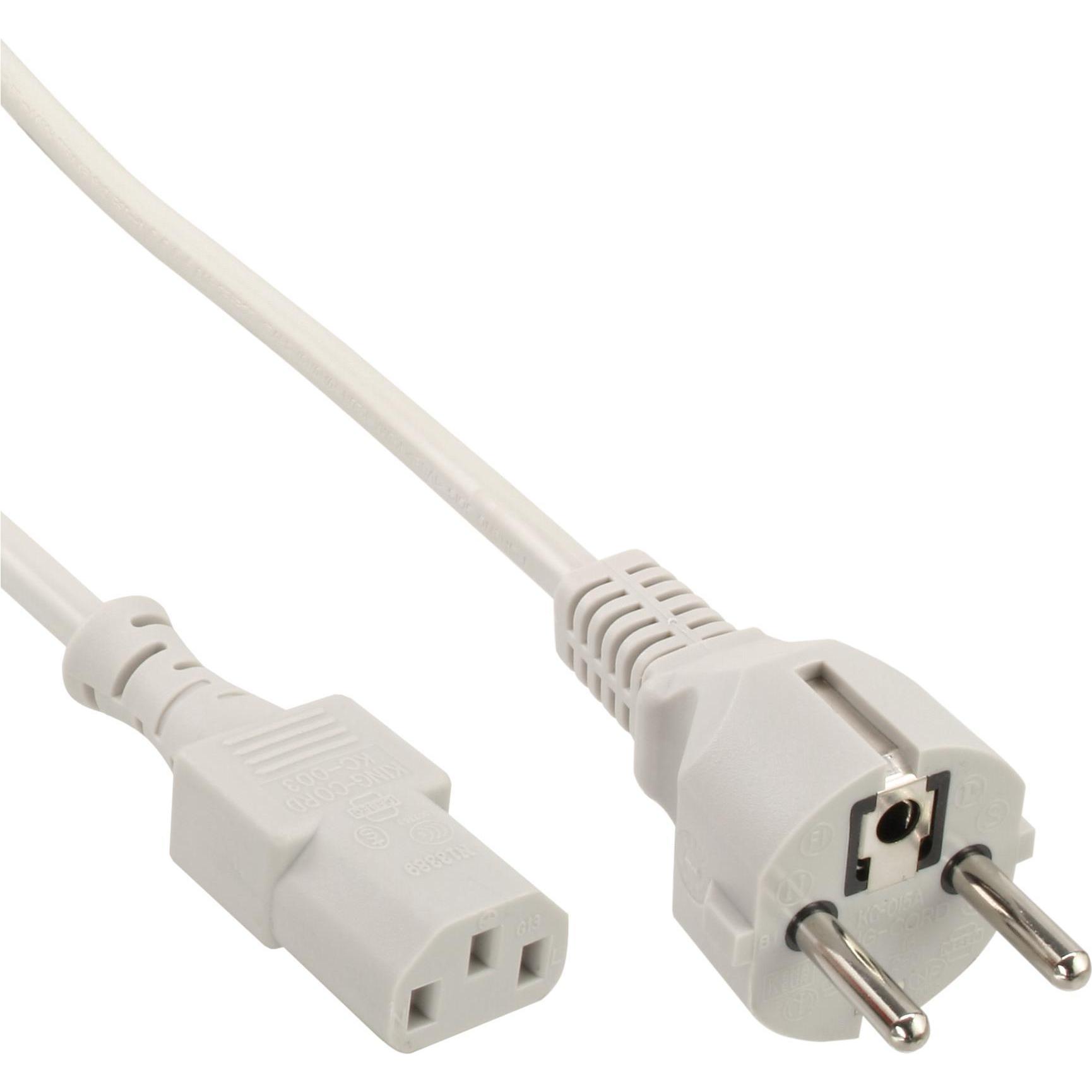 InLine Netzkabel (5 m), Stromkabel