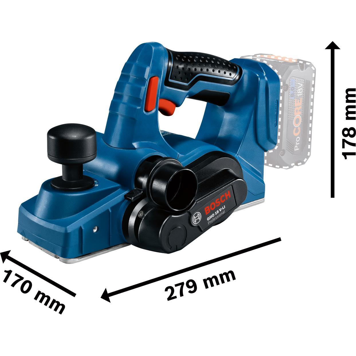 Bosch Professional, Hobelmaschine, Gho 18v-Li