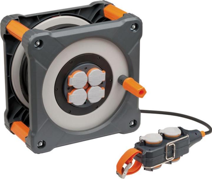 Produktbild Brennenstuhl Kabeltrommel mit Powerblock IP44 33+5m H07RN-F 3G2,5 (38 m, 2.50 mm²)
