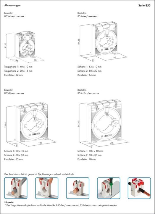Actual product image Wago Plug-on current transformer