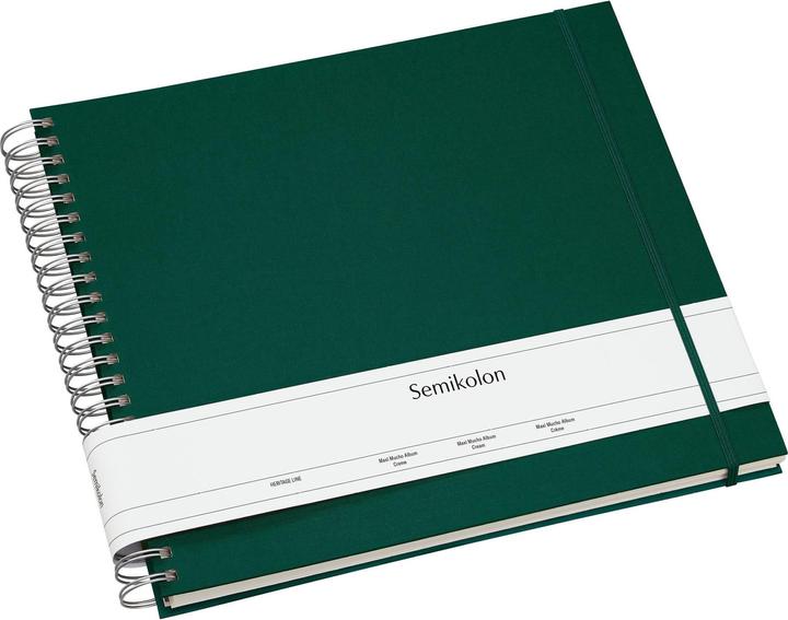 Productafbeelding Semikolon Fotoalbum Maxi Mucho Donkergroen, crèmekleurige pagina's (10 x 15 cm, 9 x 13 cm)