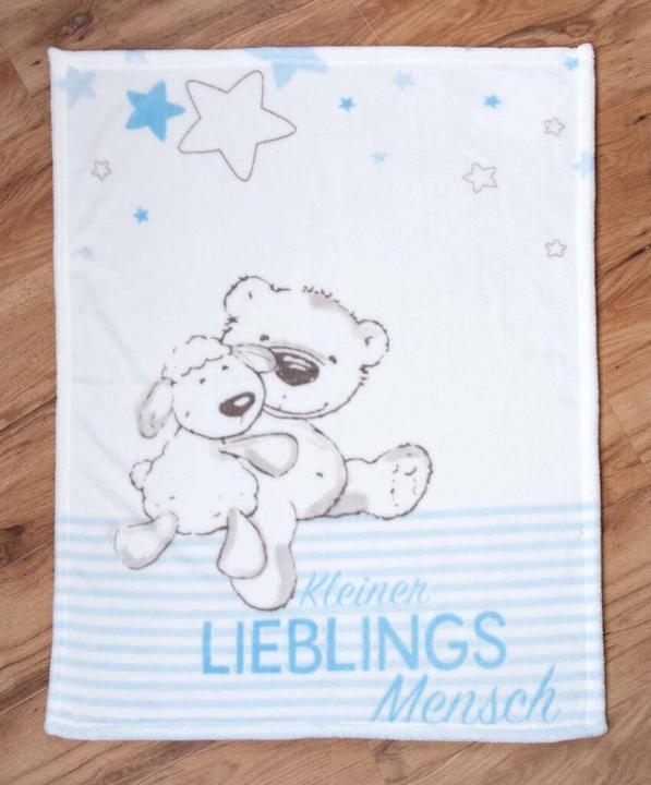 Actual product image Babybest Favourite Man Microfibre Fluffy Blanket (100 x 75 cm)