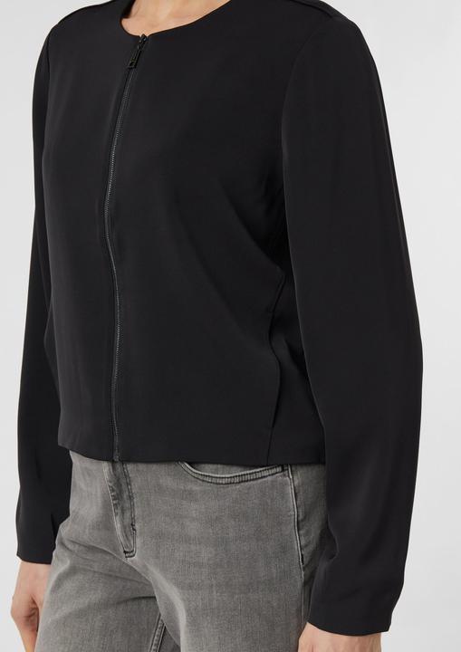 Actual product image Comma Indoor-Jacke Fliessender Blouson mit Eingrifftaschen (36)