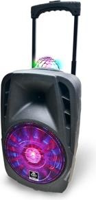 Actual product image Idance Groove216MK2 Party Speaker - Draadloos - Bluetooth Speaker - FM Radio - 100 Watt - Discoverlichting (4 h, Rechargeable battery operated)