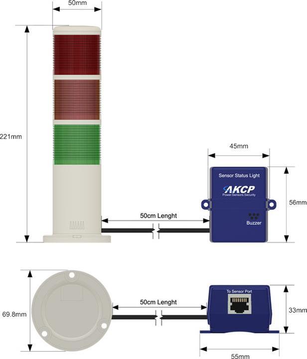 Actual product image AKCP SSL - Sensor status light