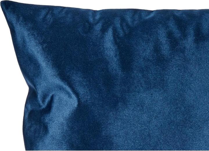 Giftdecor Kissen Samt blau 45x45cm (45 x 45 x 13 cm)