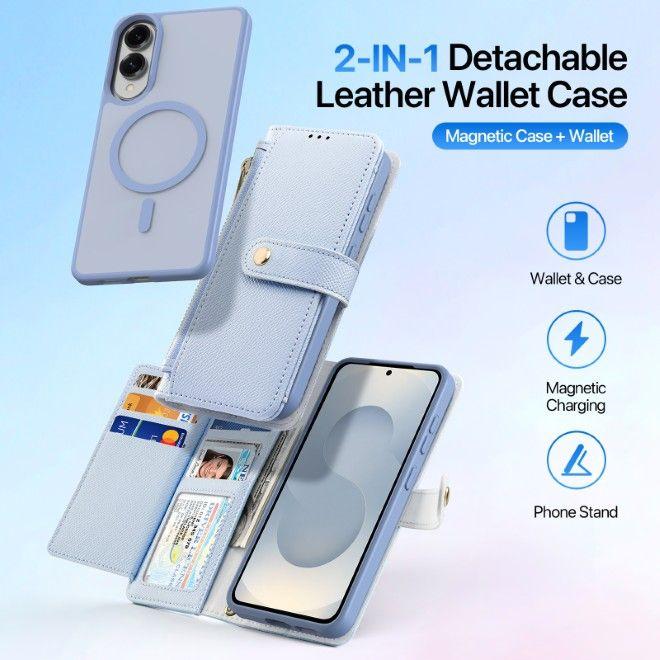 Actual product image Dux Ducis Lawa Series MagSafe Kunstleder Bookcover Hülle (Samsung Galaxy S25 Edge)