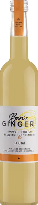 Produktbild Ben's Ginger Ingwer-Pfirsichkonzentrat Bio Fl 500 ml (1 x 50 cl)