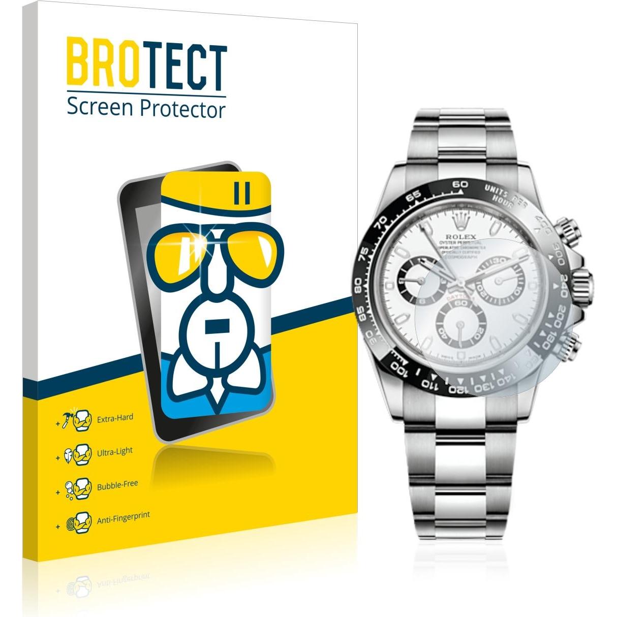 BROTECT AirGlass Panzerglasfolie, Smartwatch Schutzfolie, Transparent