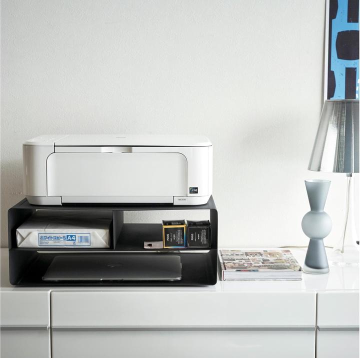 Produktbild Yamazaki Drucker-Regal mit Rollen TOWER (48 x 37 x 19 cm)