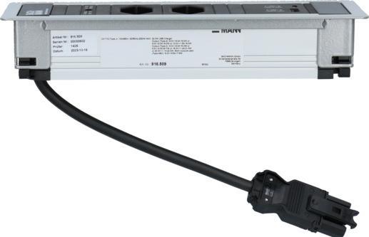Produktbild Bachmann Einbausteckdosen Power Frame (2 x, Typ 13, 0.24 m)