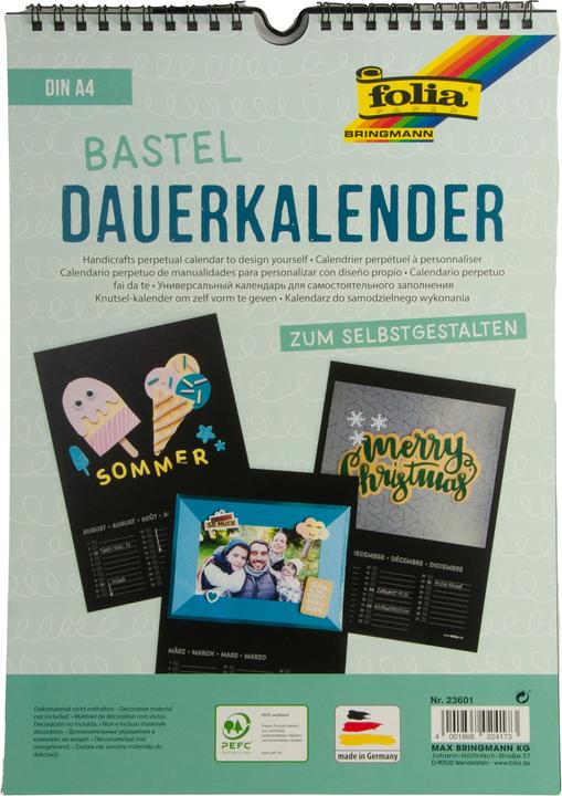 Produktbild Folia Dauerkalender (A4, Harter Einband, Deutsch)