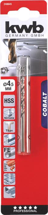 Immagine prodotto kwb Trapano a torsione COBALT 4,5 mm (4,5 mm)