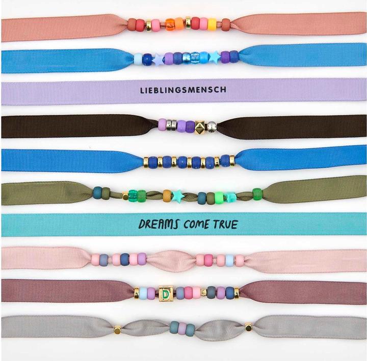 Produktbild Rico Design itoshii Ripsband Armbänder, 10 Stück (33 cm, Polyester (PES), Polyvinylchlorid (PVC))