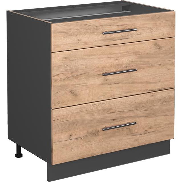 Vicco, Regal, Küchenunterschrank Fame-Line (80 x 51.5 x 81.5 cm)