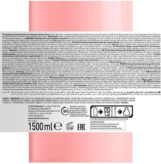 Immagine prodotto L'Oréal Professionnel Colore Vitamino (1500 ml, Shampoo liquido)