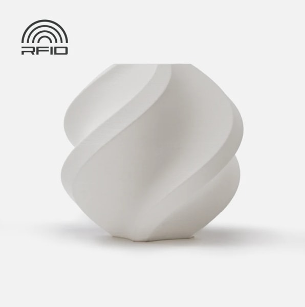 Image du produit Bambu Lab PLA Matte - Ivory White (PLA, 1.75 mm, 1000 g, Blanc)